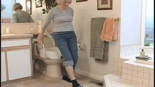 Sitting on a Toilet