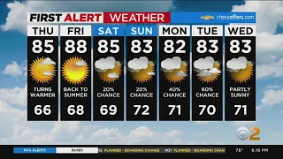 First Alert Forecast: CBS2 8/17 Evening Weather at 6PM