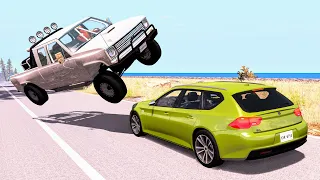 High Speed Traffic Crashes #45 - BeamNG Drive | CrashBoomPunk