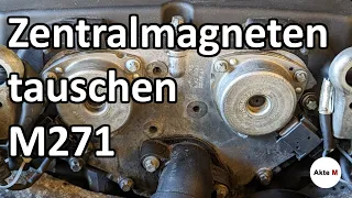 M271 Zentralmagnet / Magnet Nockenwellenversteller wechseln - Mercedes C Klasse W203