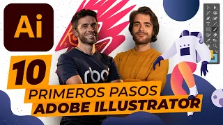 10 PRIMEROS PASOS para EMPEZAR con ILLUSTRATOR 🎨🖌️