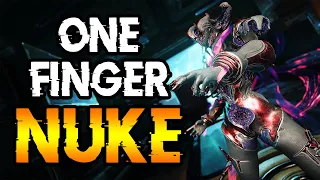 ONE FINGER NUKE | Citrine Steel Path Nuke Build