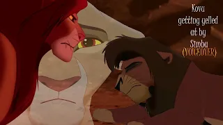 Kovu getting yelled at by Simba - The Office (VOICEOVER)