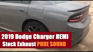 2019 Dodge Charger R/T HEMI: *PURE SOUNDS!* Stock Exhaust Startup, Idle, Rev, Driving, 0-60 Sounds