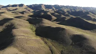 Mongolia, Gobi drone video