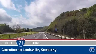 Interstate 71 - Carrollon to Louisville - Kentucky |  Drive America's Highways 🚙