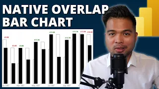 NATIVE OVERLAPPING BARS in POWER BI // IBCS Style Variance Bar Chart Step by Step Guide