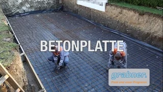 Schalsteinbecken - Montagehilfe / Teil 2 Betonplatte