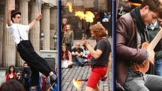 Edinburgh Fringe 2013 - Aug 8 - a fews acts and scenes of the city