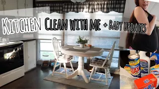 Cleaning Motivation Gypsy Mobile Home Kitchen Clean with me + Baby updates & Dollar General Haul