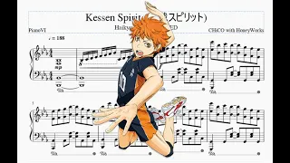 Haikyuu!! To the Top ED - Kessen Spirit  (決戦スピリット) [Piano Cover]