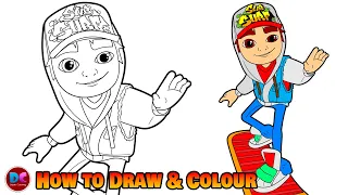 How to Draw Jake from Subway Surfers Game