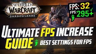 🔧World Of Warcraft: SHADOWLANDS Dramatically increase performance / FPS with any setup! 🖱️🎮✔️