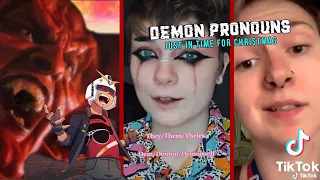 Demon pronouns Just In time for Christmas │ tiktok cringe