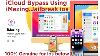 How to Bypass icloud iphone ios lockscreen using iMazing,and recover data & access files using PC