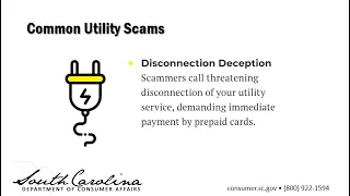 Utility Scams