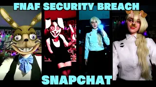Vanny and the New Security Guard Meet Snapchat!