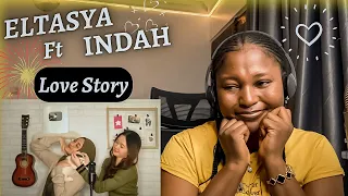 Eltasya Natasha ft. Indah Aqila - Love Story [Taylor Swift cover] Reaction