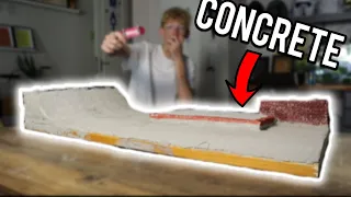 How To Make A Concrete Fingerboard/TechDeck Park