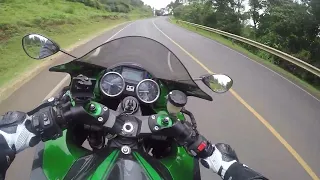 ZX14R DOING ROUNDS UPHILL IN KENYA