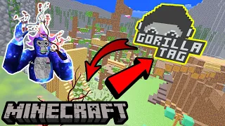 I Played Gorilla Tag VR Remade in Minecraft But in Gorilla Tag