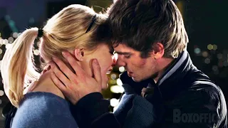 El beso de Peter Parker y Gwen Stacy | El Sorprendente Hombre-Araña | Clip en Español