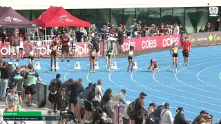 Girls U12 100m Timed Final 3: 2022/23 State Track and Field Championships