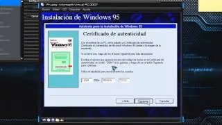 Como Instalar Windows 95 C Codename Chicago Build 1216 en Virtual PC