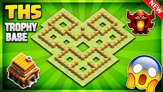 INSANE TOWN HALL 5 (TH5) TROPHY PUSHING/DEFENSIVE BASE DESIGN 2019- Clash Of Clans