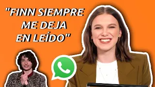 Millie Bobby Brown: "Finn no me contesta los mensajes" [SUBTITULADO]