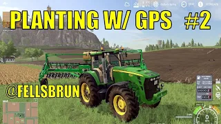 PLANTING in the 8530 - GPS auto-steer - #12 (Felsbrunn farm) - FS19
