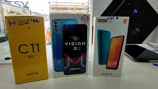 Realme C11 Vs Itel vision 2s vs Redmi 9A #realme #itel #redmi