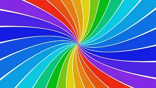 Rainbow Spiral 🌈 Colorful tunnel spinning #colors #colorful #rainbowcolor