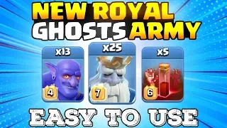 *NEW ROYAL GHOST* Best TH12 War Attacks - How To Use Royal Ghost Attack Strategy - Clash of Clans