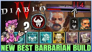 Diablo 4 - Best Endgame Barbarian Build - Never Die & INSANE Damage - Skills Gear & Paragon Guide!
