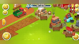 Hey Day Gameplay level 18 Part 1 - I spent 17000 Coins - Dock repair, Selling goods super easy.