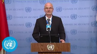 Yemen Oil Tanker - Security Council President Media Stakeout