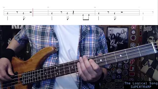 The Logical Song by Supertramp - Bass Cover with Tabs Play-Along