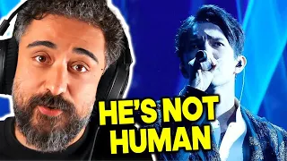 Arab Man Reacts to DIMASH - Hello [LIVE]