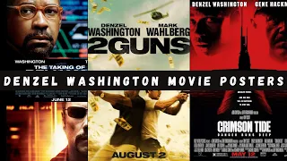 Denzel Washington movie posters, Denzel Washington American actor movie posters,