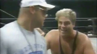 Luther Biggs w/ Coach Buzz Stern (Glacier) vs. Dave Burkhead (10 16 1999 WCW Saturday Night)