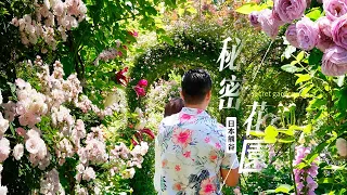 【陪你看花_2】熊谷真理子祕密花園，我真的是從頭到尾聲音都高8度，美麗的鄉村風玫瑰園，跟我和田尾玫瑰女王-貴姐一起逛逛吧。Tokyo Ueno Peony Garden＃伊恩愛種花＃牡丹花