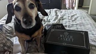 Witch Casket UK October 2023 unboxing and a wee crystal haul at the end.