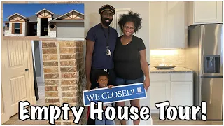 EMPTY HOUSE TOUR / 2022 NEW CONSTRUCTION HOME / FIRST TIME HOME BUYERS / WE BOUGHT A HOUSE! 🏡