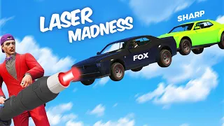 GTA 5 Stunt Race - Laser Madness 🔥 - Tamil