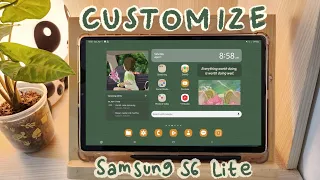 Customisasi Tab Samsung S6 Lite (Ghibli Vibes🌿) | Tutorial Indonesia