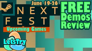 Steam Next Fest Free Game Demos Review: ALL THE FREE DEMOS!! So many Good New Steam Games, Let's Go!