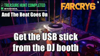 Far Cry 6 Get the USB stick from the DJ booth - And The Beat Goes On Treasure Hunt