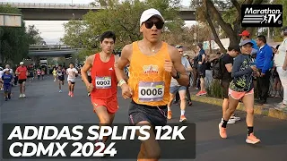 CARRERA 12K ADIDAS SPLITS CDMX 2024