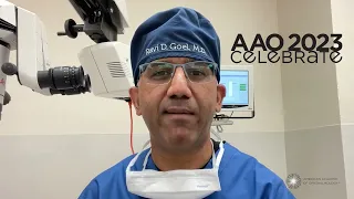 Join Ravi D. Goel, MD, at AAO 2023